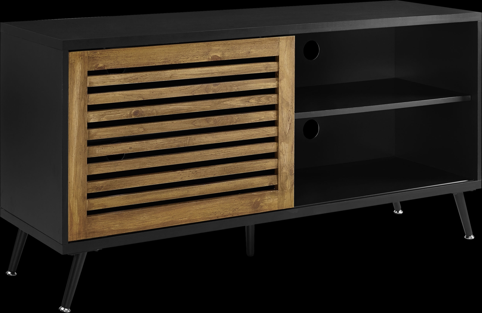 Valinda Black 52 in. Console - Thumbnail - Image 1