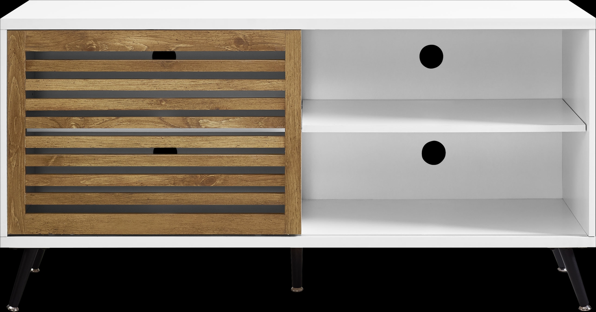 Valinda White 52 in. Console - Thumbnail - Image 2