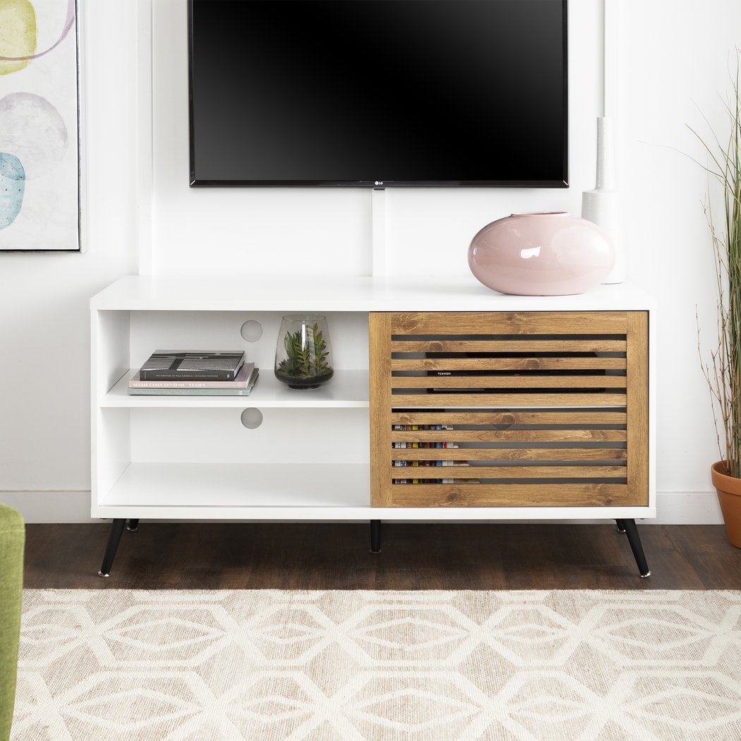 Valinda White 52 in. Console - Thumbnail - Image 4