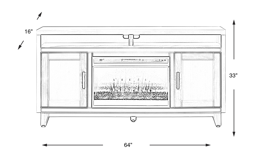 Dimension Image. Please refer to the Dimension Tab on this page for dimension details.