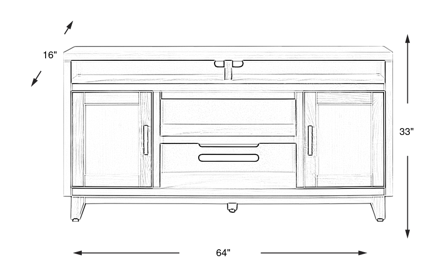 Dimension Image. Please refer to the Dimension Tab on this page for dimension details.