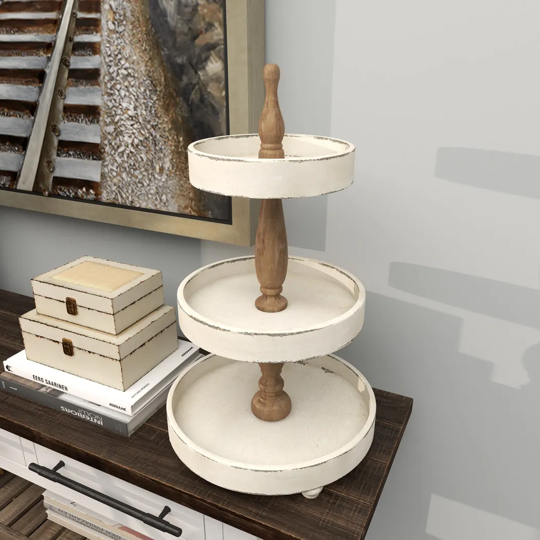 Valky White Tiered Server - Image 5