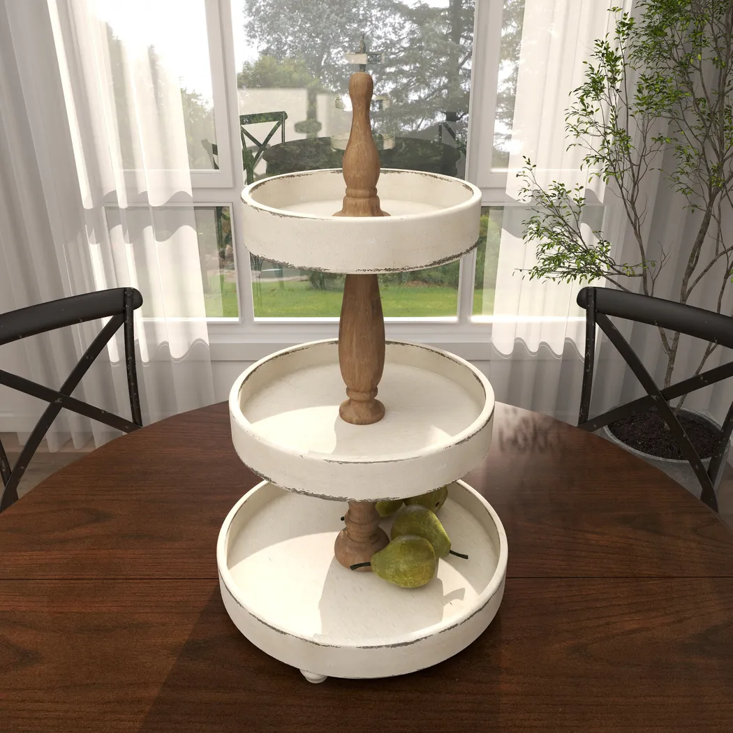 Valky White Tiered Server - Image 6