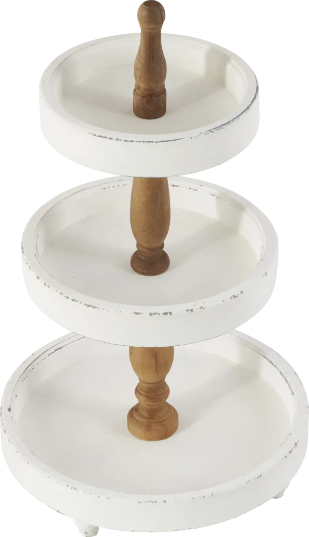 Valky White Tiered Server - Image 8