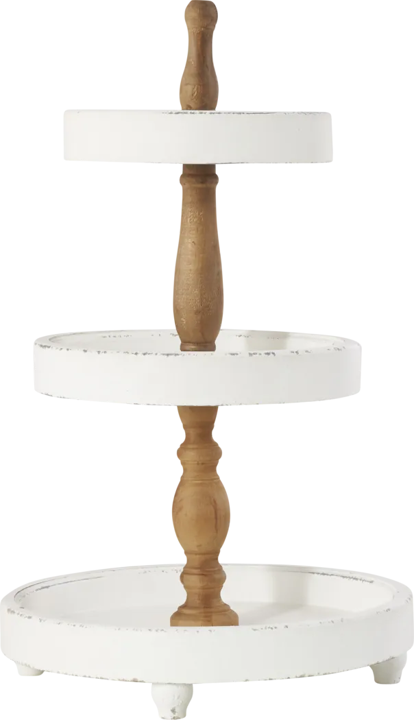 Valky White Tiered Server - Image 9