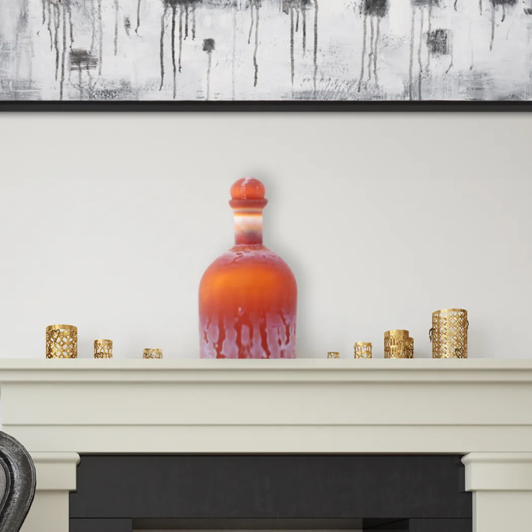 Valkyrie Orange Vase - Image 2