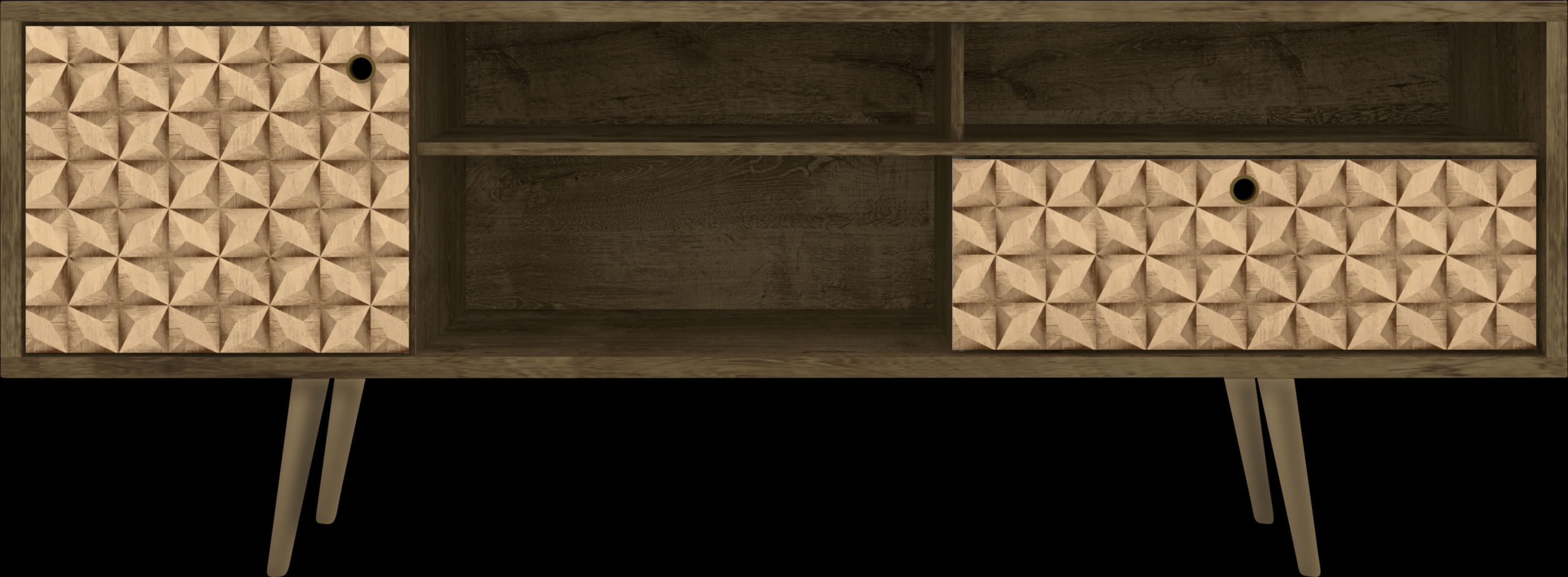 Vallar Brown/Toffee 71 In. Console - Thumbnail - Image 1