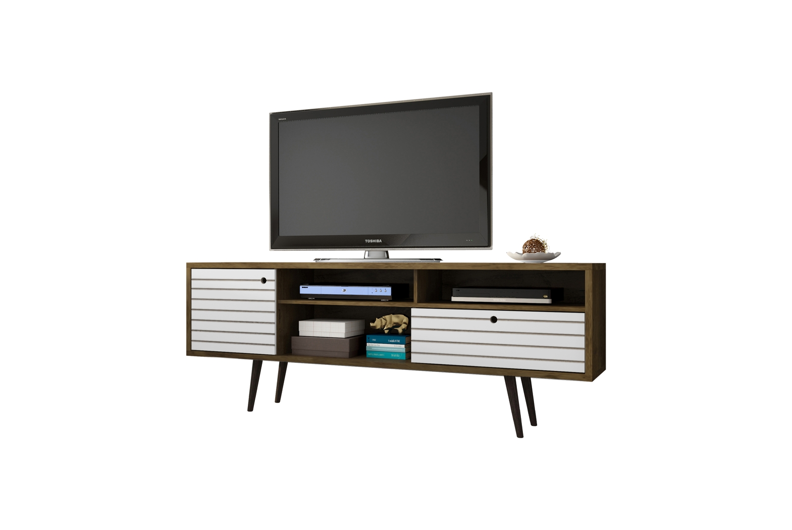 Vallar Brown/White 71 In. Console - Thumbnail - Image 2