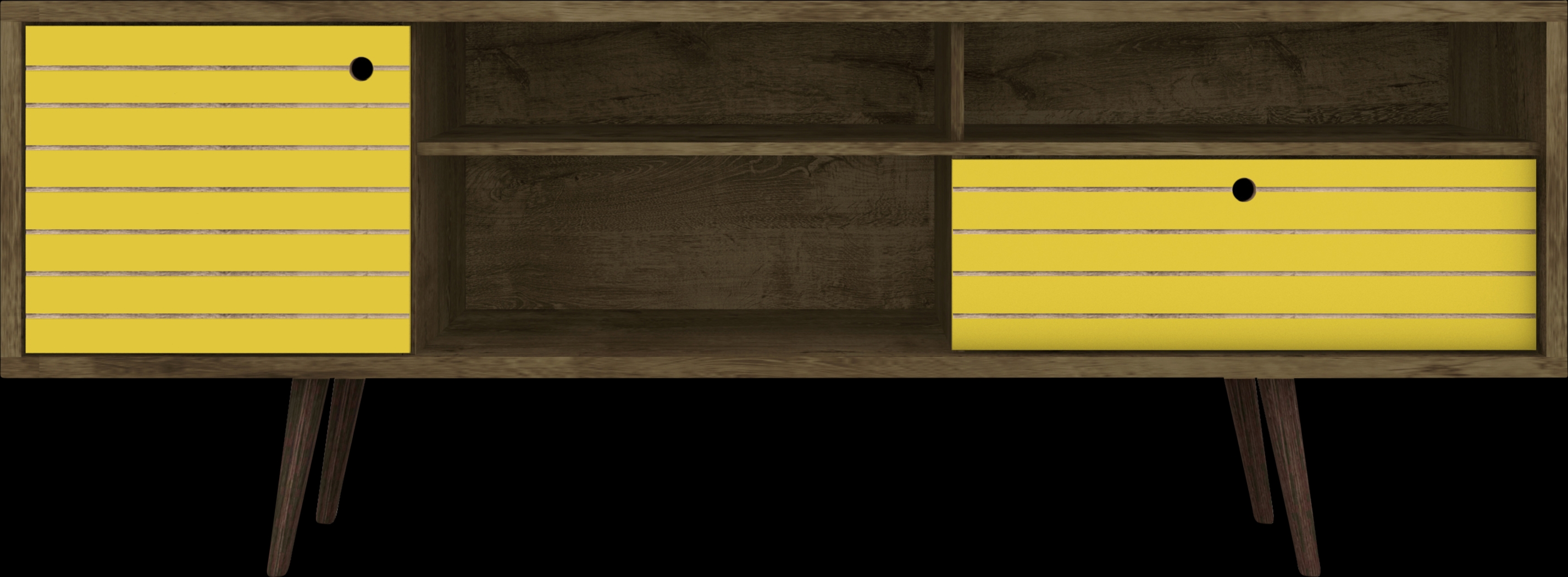 Vallar Brown/Yellow 71 In. Console - Thumbnail - Image 1