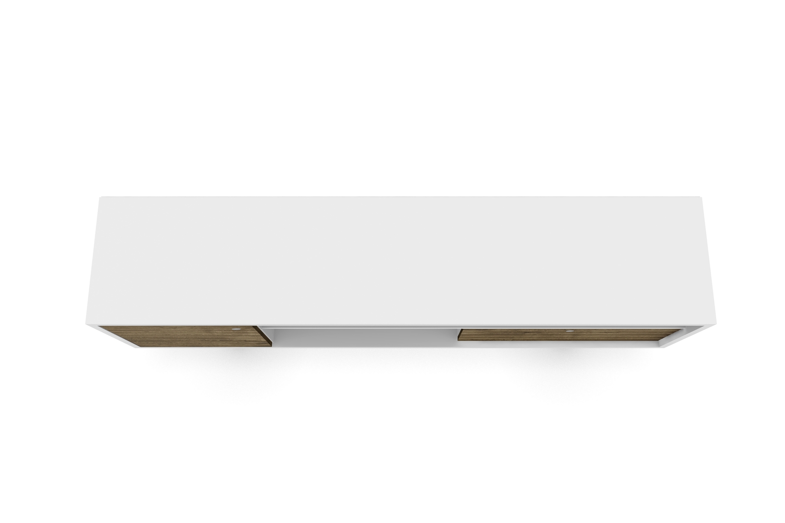 Vallar White/Brown 71 In. Console - Thumbnail - Image 7