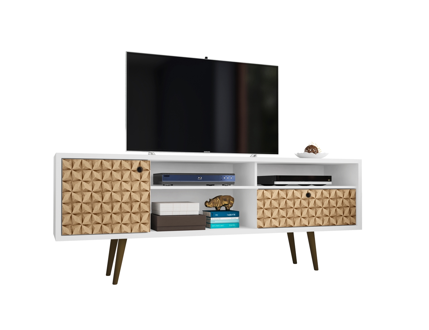 Vallar White/Toffee 71 In. Console - Thumbnail - Image 2