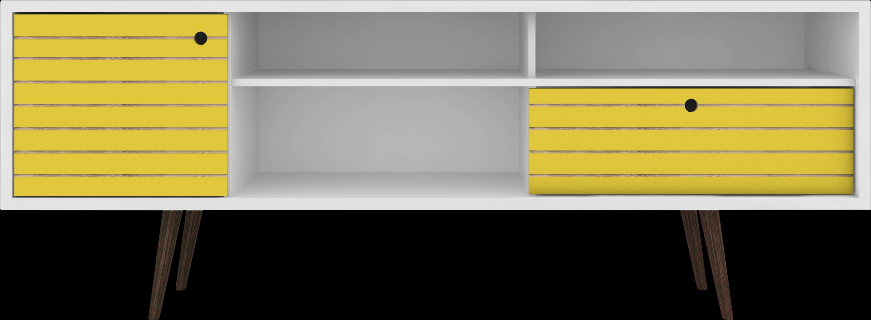 Vallar White/Yellow 71 In. Console - Thumbnail - Image 1