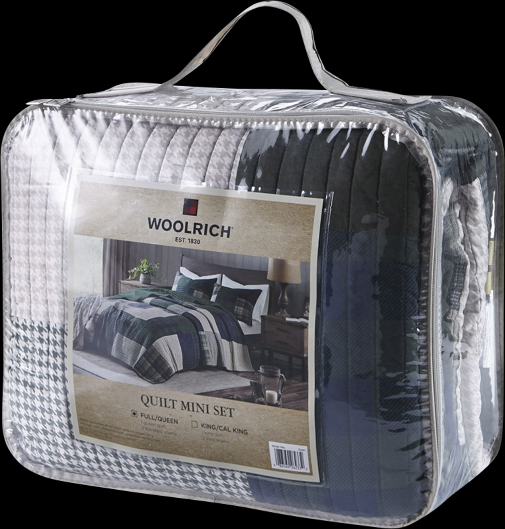 Vallete Green 3 Pc Full/Queen Coverlet Set - Thumbnail - Image 3
