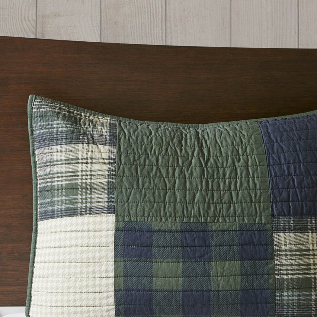 Vallete Green 3 Pc Full/Queen Coverlet Set - Thumbnail - Image 5