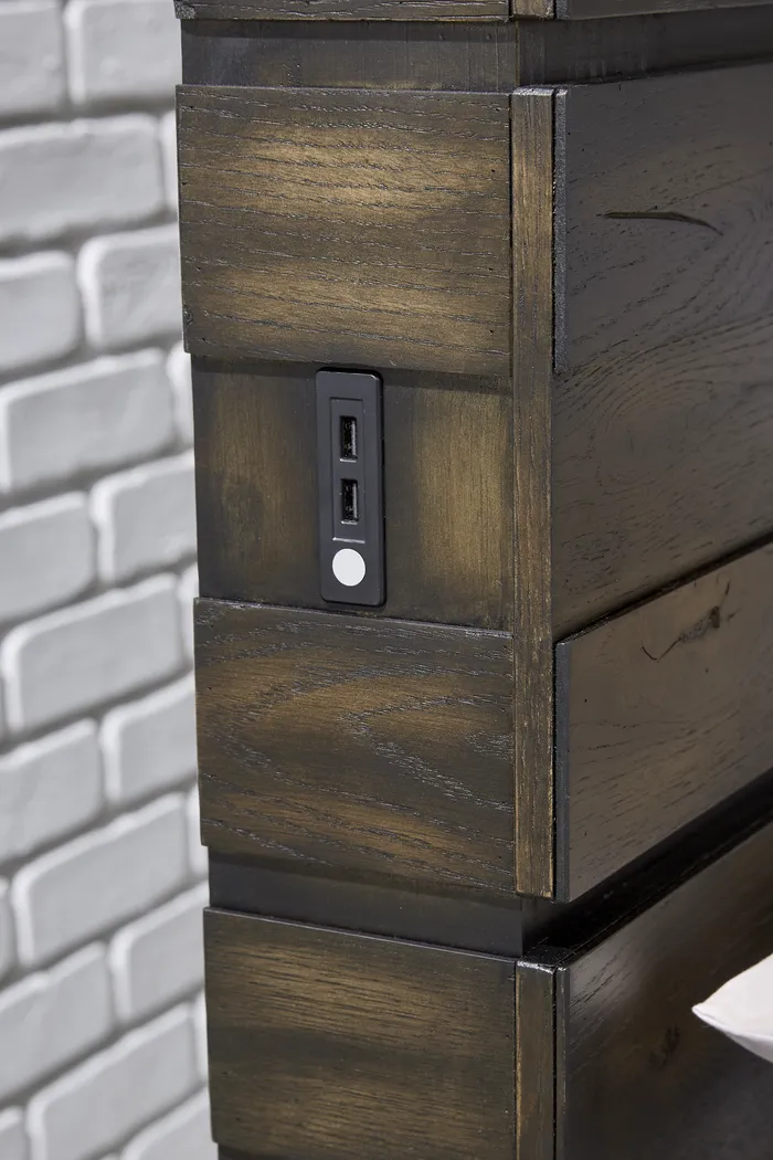 Valley Creek Brown 5 Pc Queen Panel Bedroom - Thumbnail - Image 4