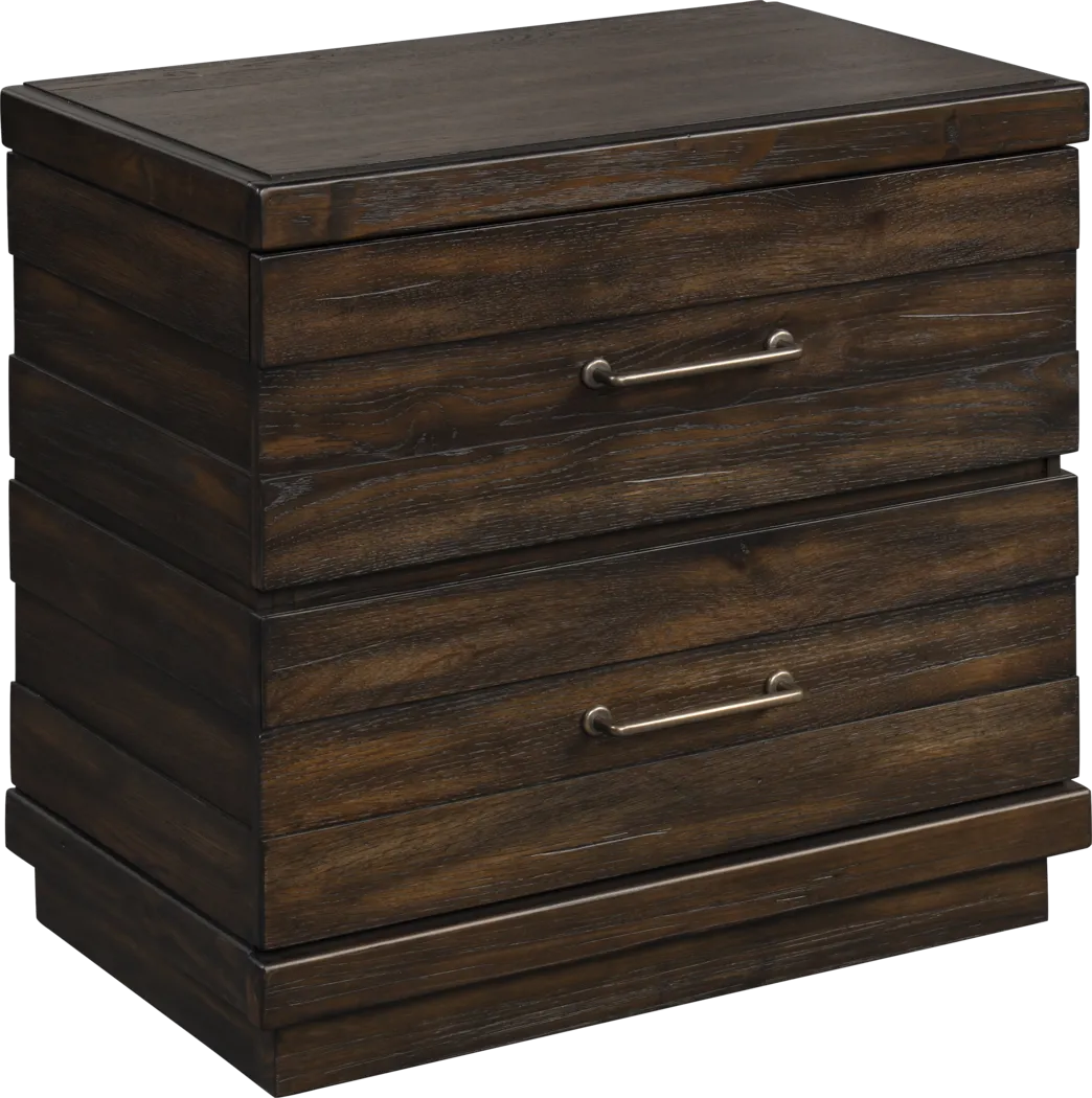 Valley Creek Brown 7 Pc King Panel Bedroom - Thumbnail - Image 9