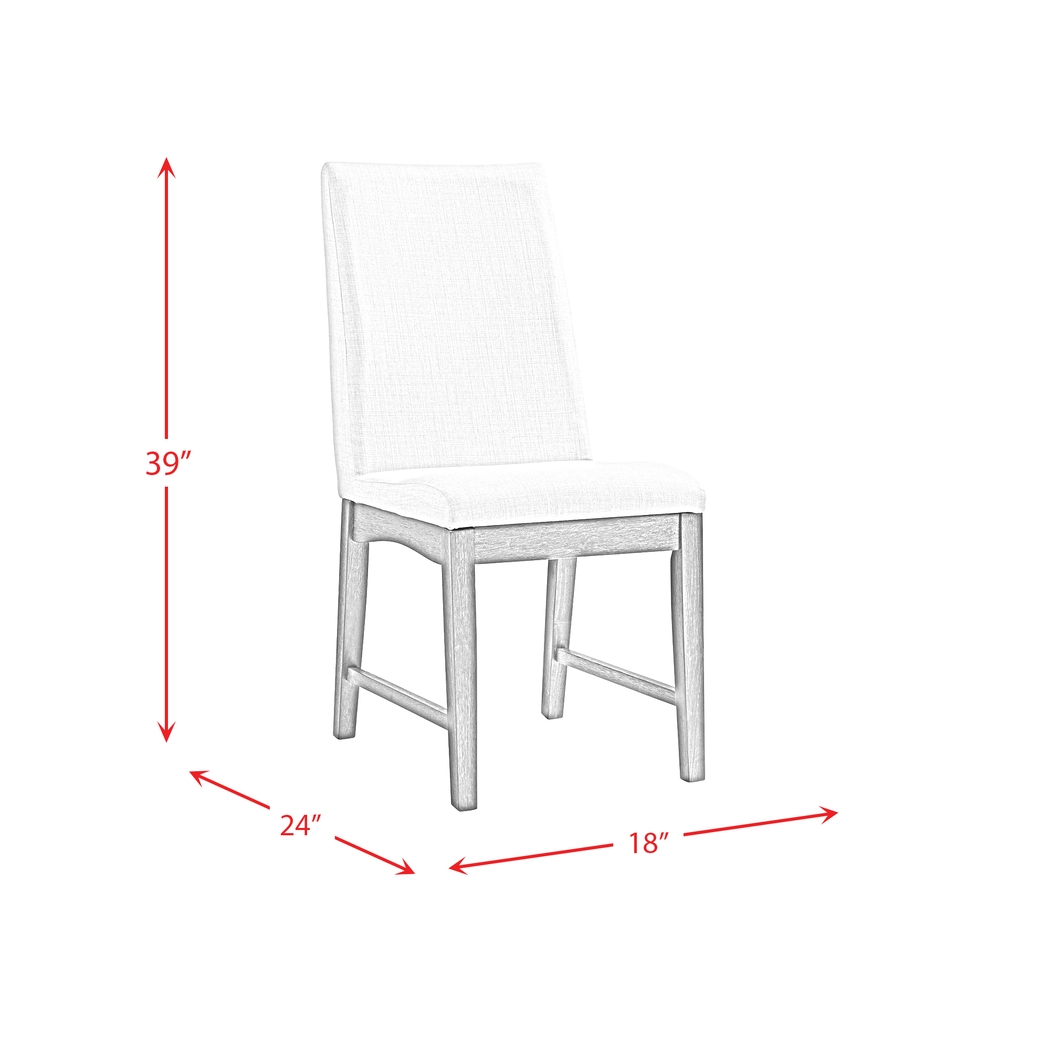 Valleykay Gray Side Chair, Set of 2 - Thumbnail - Image 12