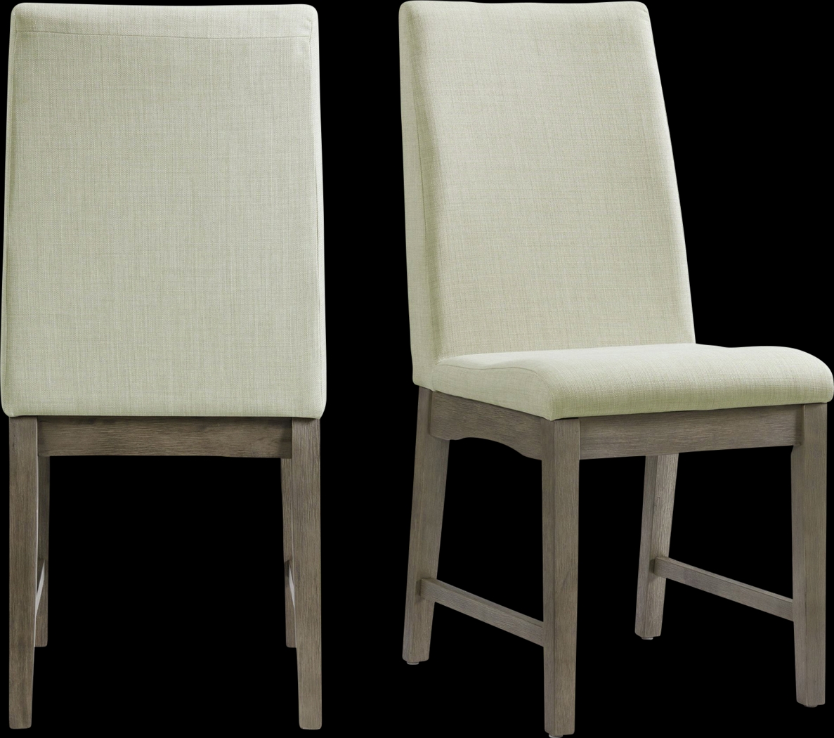 Valleykay Gray Side Chair, Set of 2 - Thumbnail - Image 1