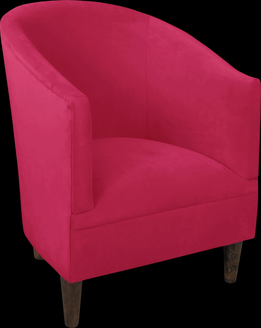 Vallie Raspberry Chair - Thumbnail - Image 1