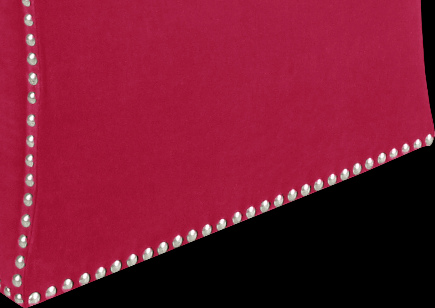 Vallie Raspberry Storage Ottoman - Thumbnail - Image 2