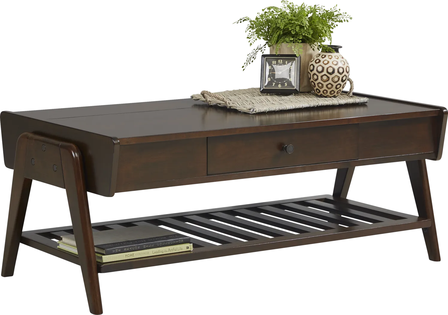 Valloria Brown Cocktail Table - Thumbnail - Image 1