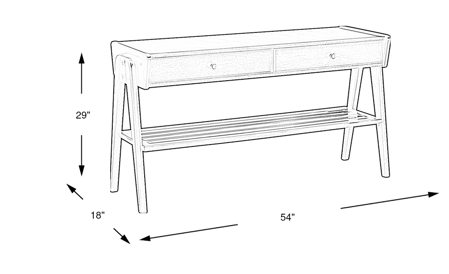 Dimension Image. Please refer to the Dimension Tab on this page for dimension details.
