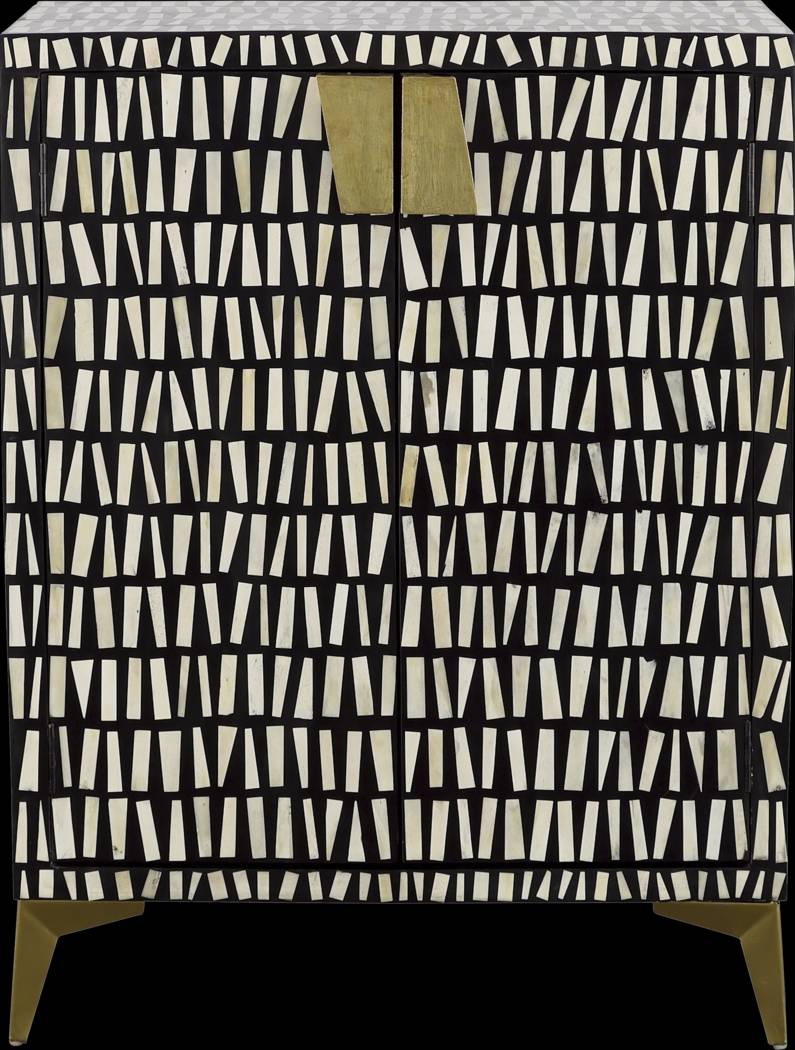 Valona Black Accent Cabinet - Thumbnail - Image 3