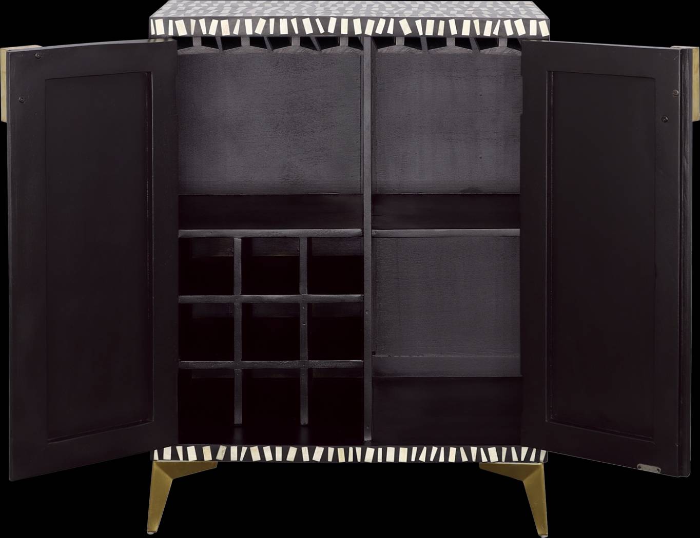 Valona Black Accent Cabinet - Thumbnail - Image 4