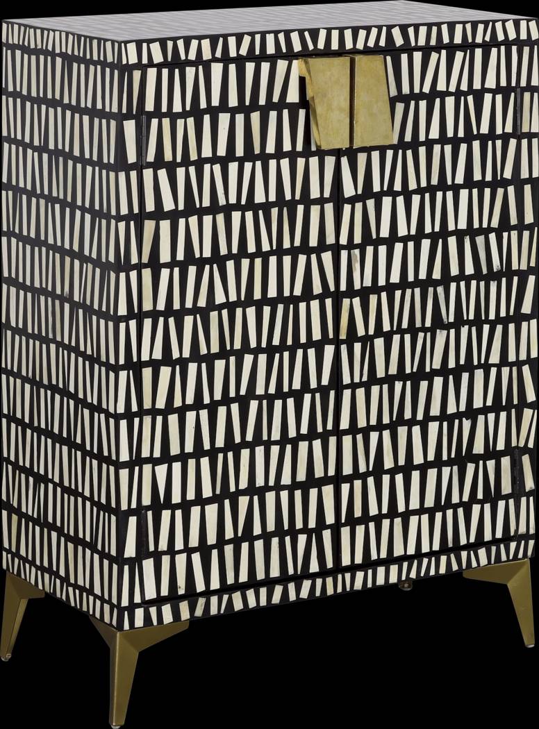 Valona Black Accent Cabinet - Thumbnail - Image 1