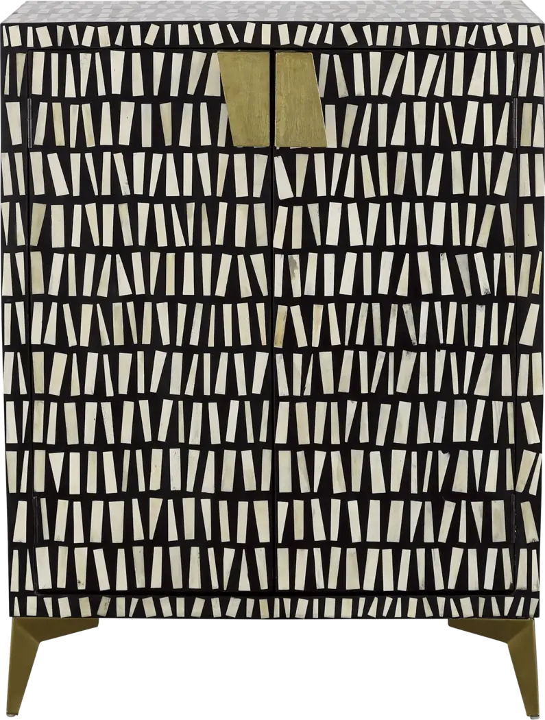 Valona Black Accent Cabinet - Thumbnail - Image 3