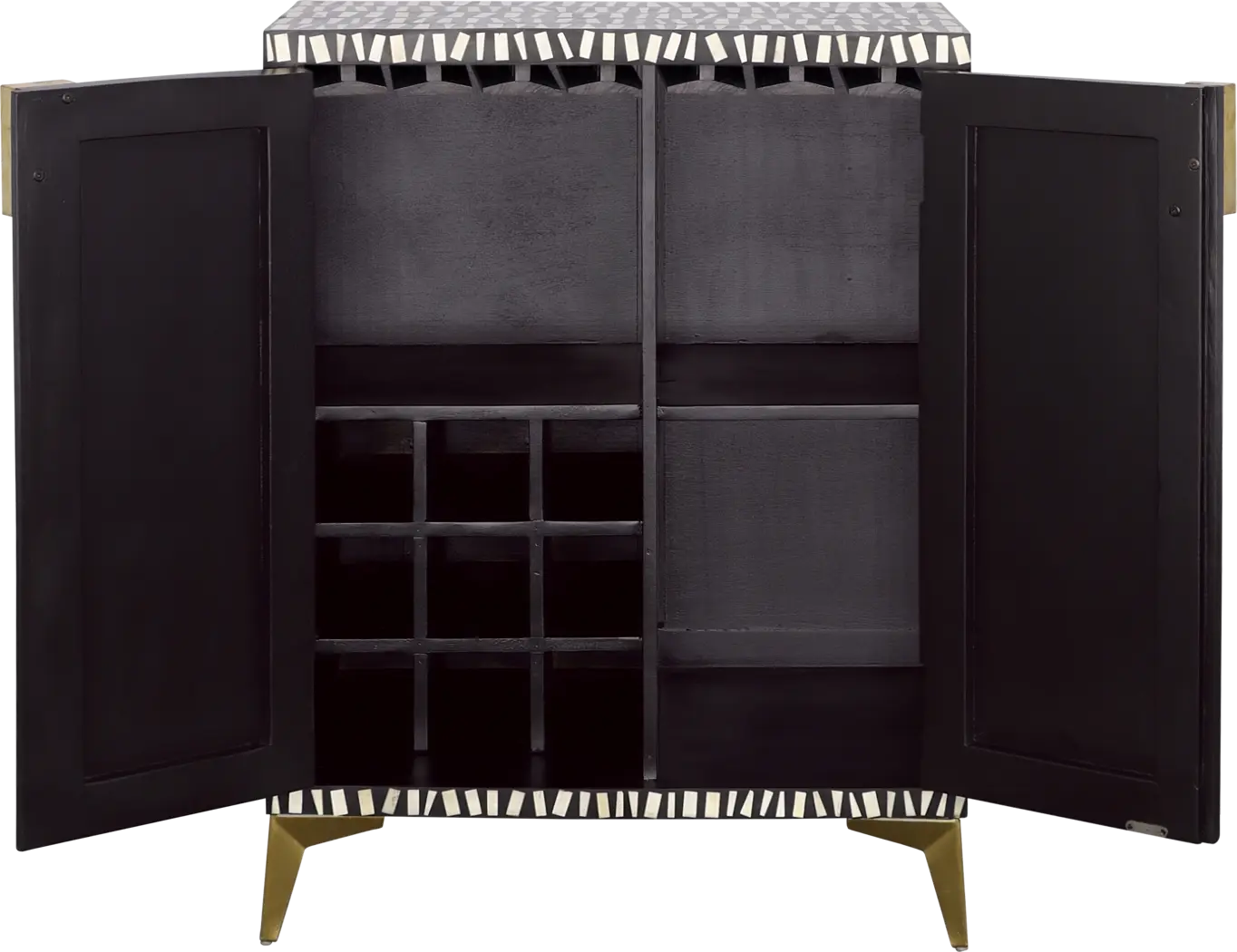 Valona Black Accent Cabinet - Thumbnail - Image 4
