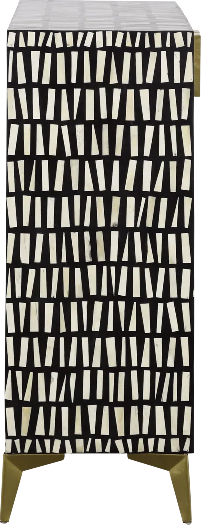 Valona Black Accent Cabinet - Thumbnail - Image 5