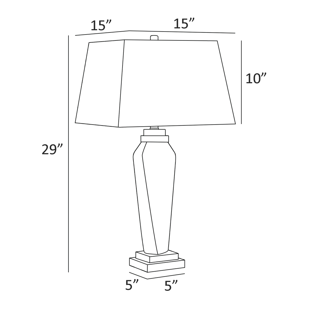 Valor Drive Gray Lamp - Thumbnail - Image 4