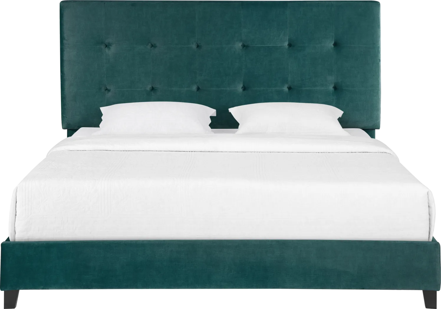 Valria Green King Upholstered Bed - Thumbnail - Image 4