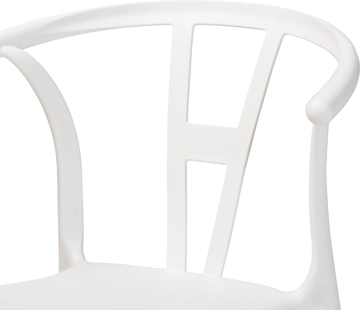 Valverde White Arm Chair, Set of 4 - Thumbnail - Image 4