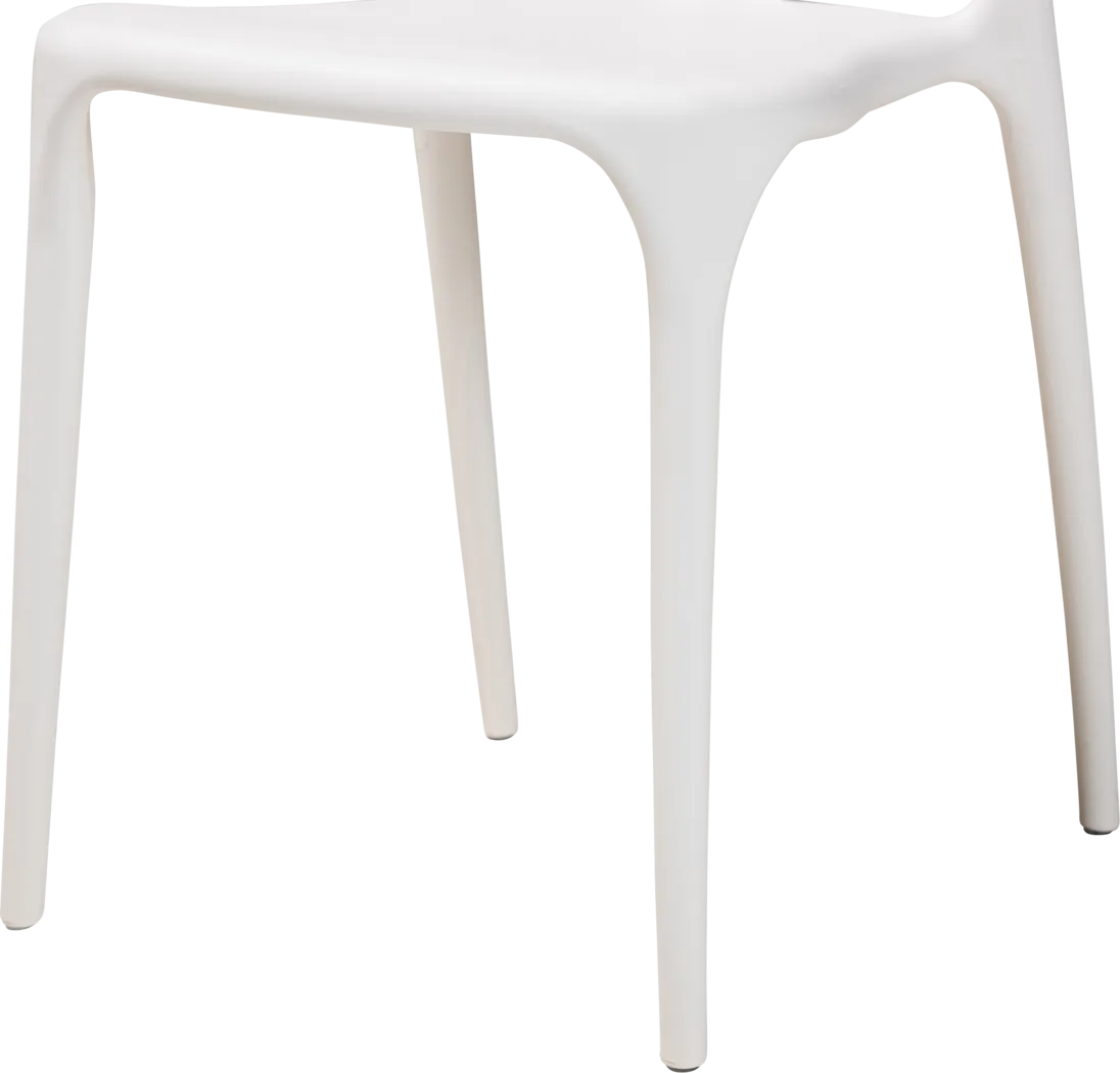 Valverde White Arm Chair, Set of 4 - Thumbnail - Image 5