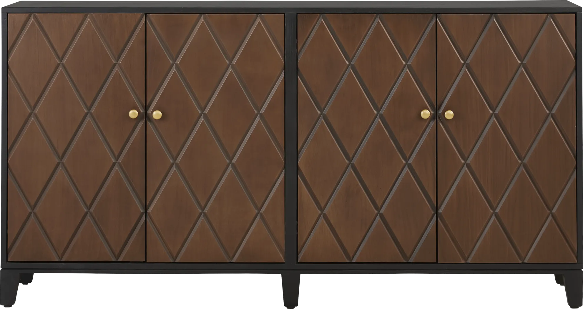 Vance Black 70 in. Cabinet - Thumbnail - Image 1