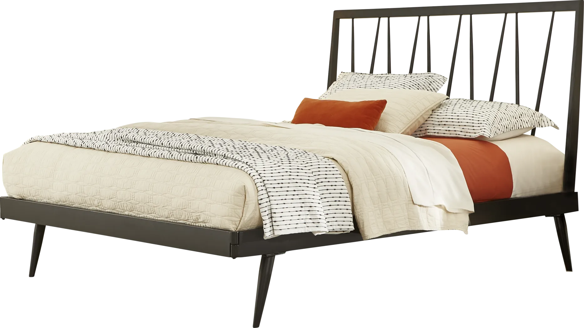 Midtown Loft Natural 7 Pc King Metal Bedroom - Thumbnail - Image 4