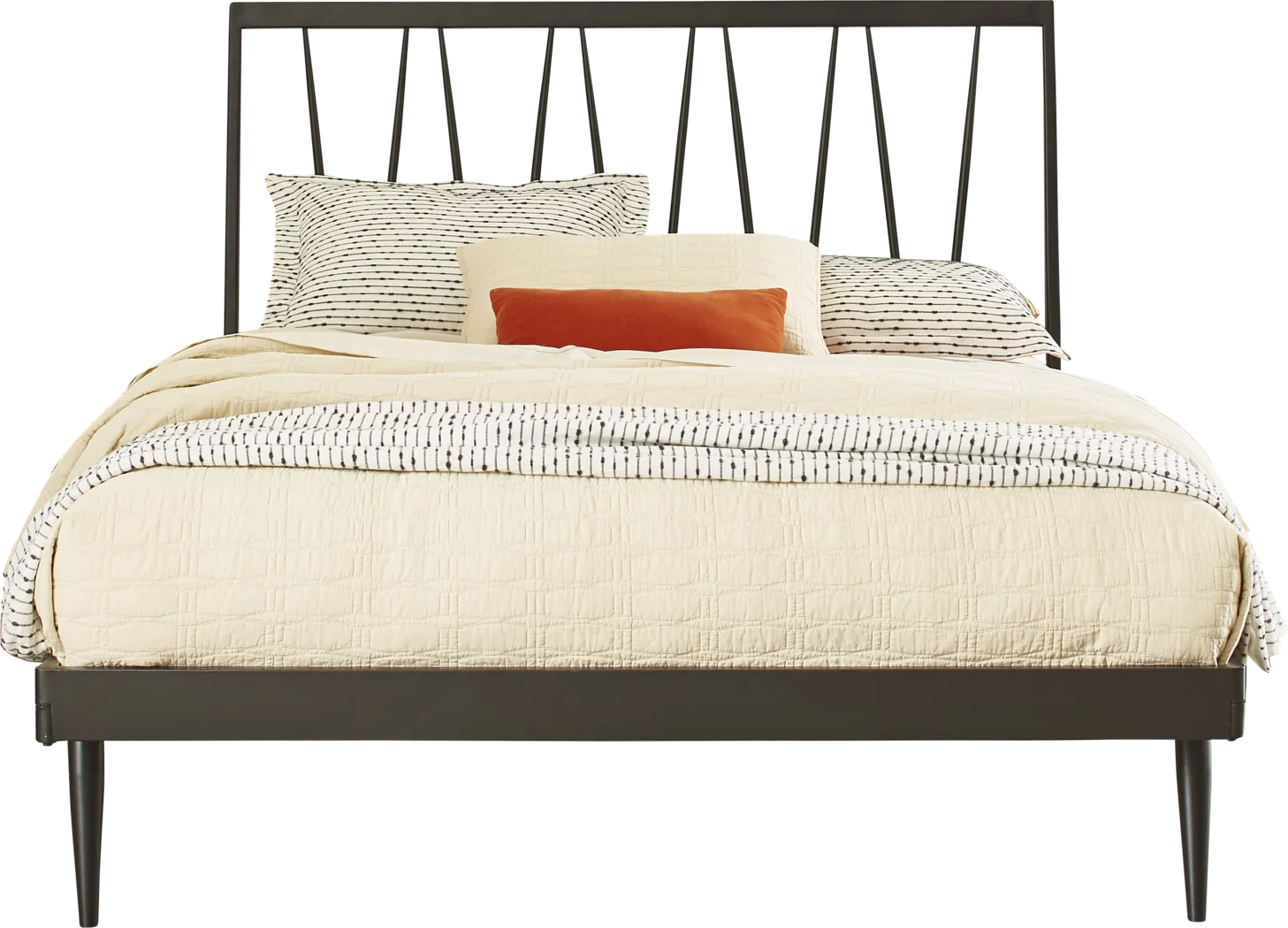 Midtown Loft Natural 7 Pc King Metal Bedroom - Thumbnail - Image 3