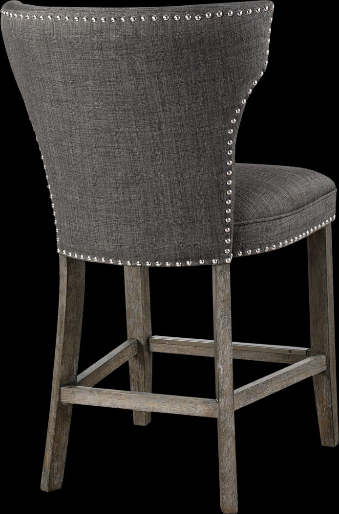 Vanderhorst Gray Counter Height Stool - Thumbnail - Image 2