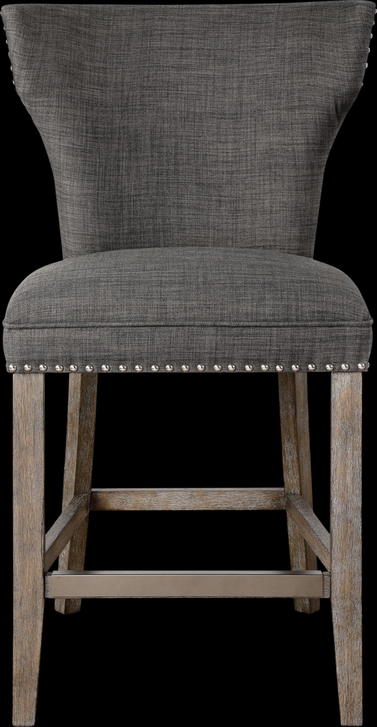 Vanderhorst Gray Counter Height Stool - Thumbnail - Image 1
