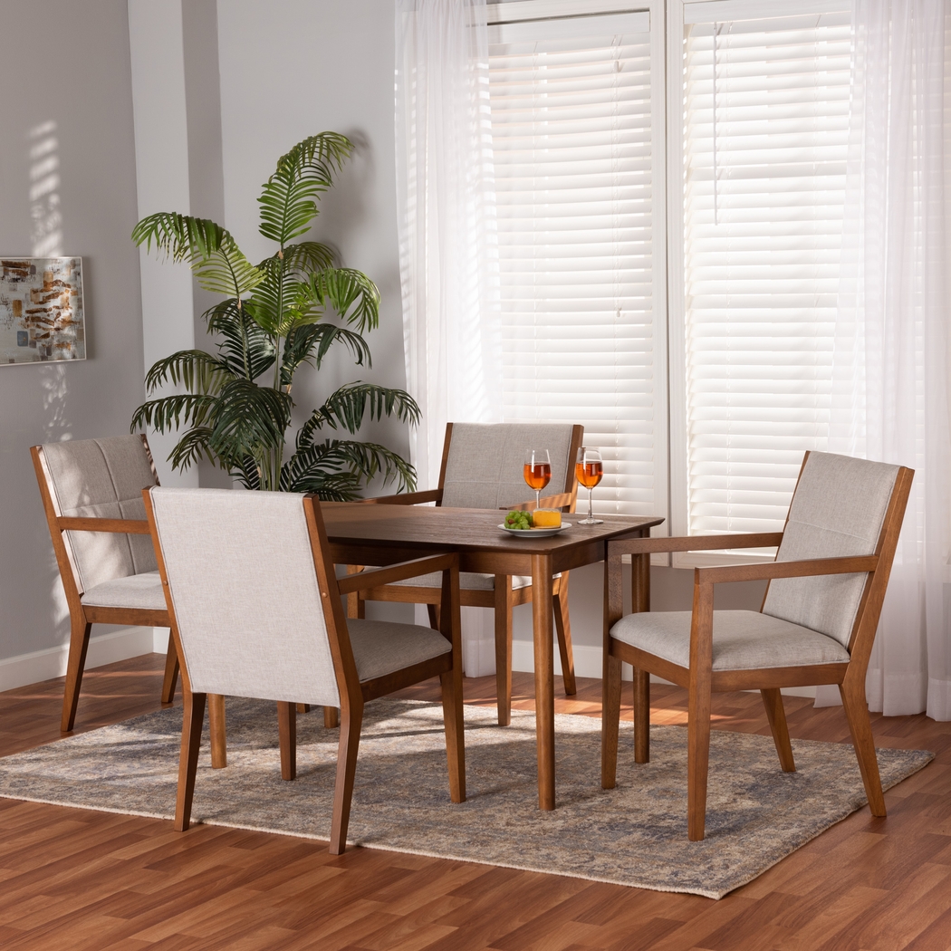 Vanehu Beige 5 Pc Dining Set - Thumbnail - Image 7