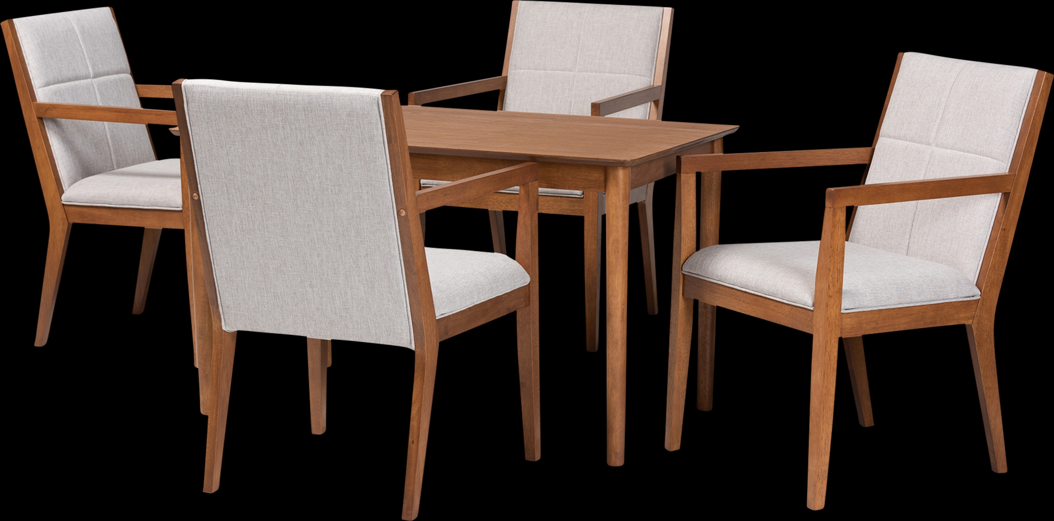 Vanehu Beige 5 Pc Dining Set - Thumbnail - Image 1