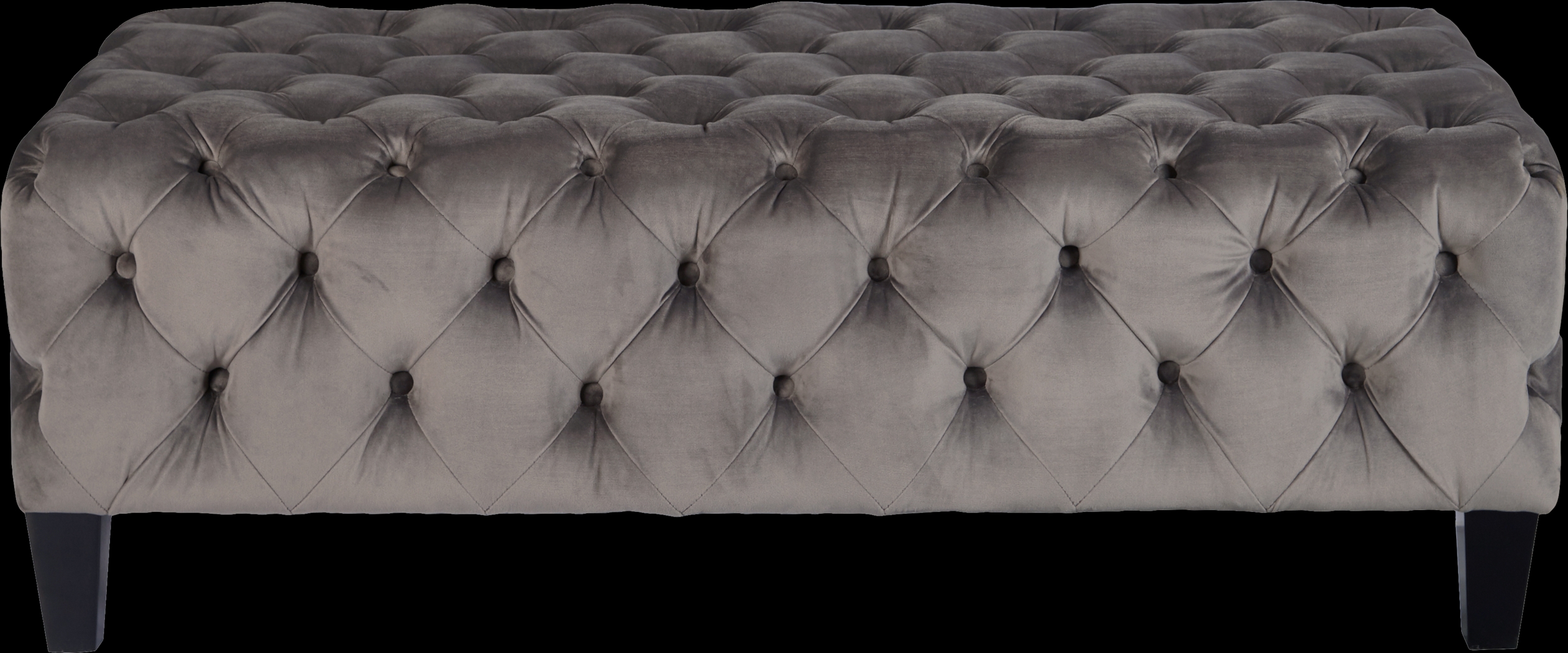 Vanessa Gray Cocktail Ottoman - Thumbnail - Image 1