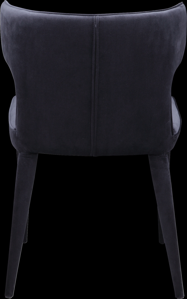 Vanette Black Side Chair - Thumbnail - Image 3