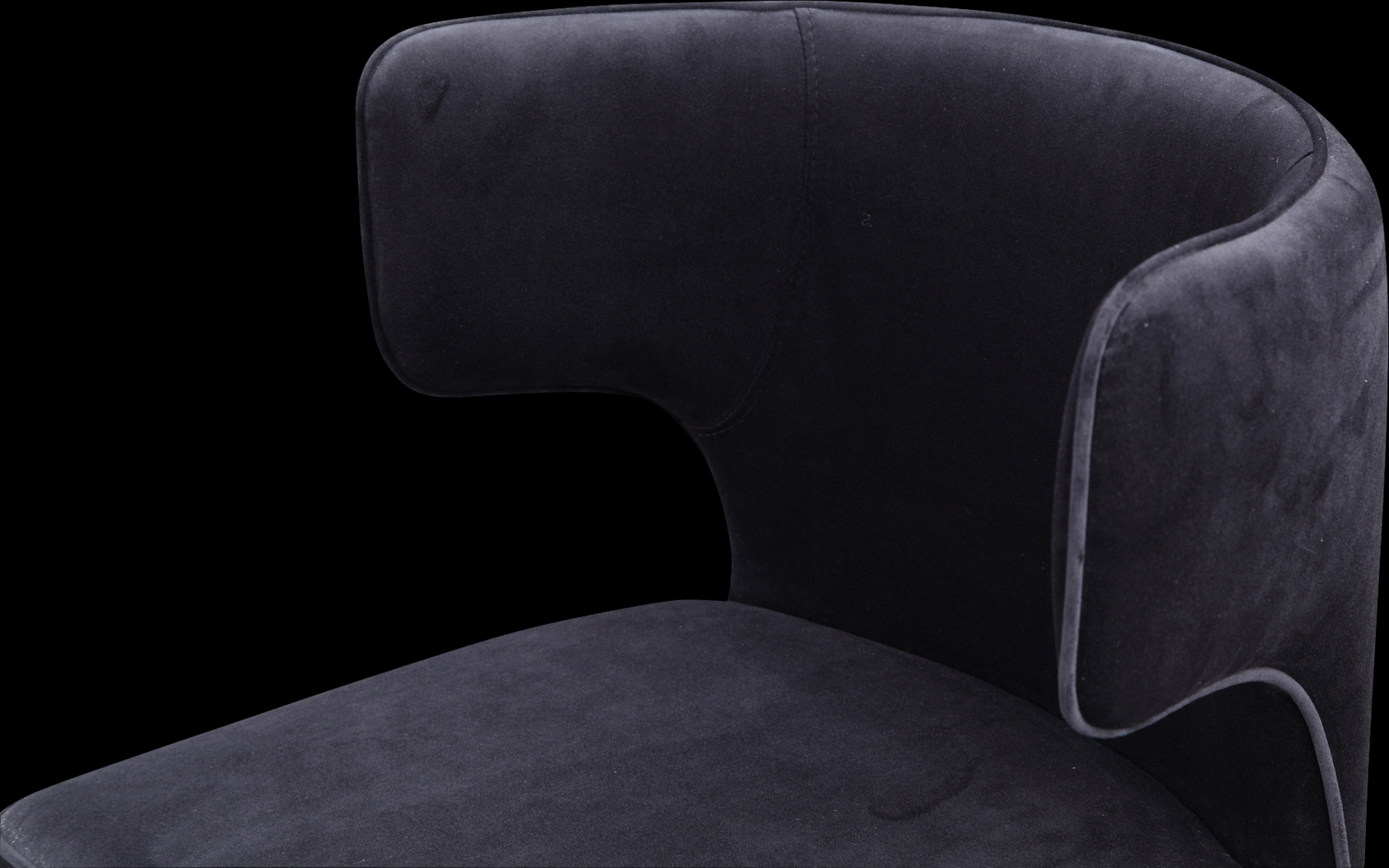 Vanette Black Side Chair - Thumbnail - Image 5