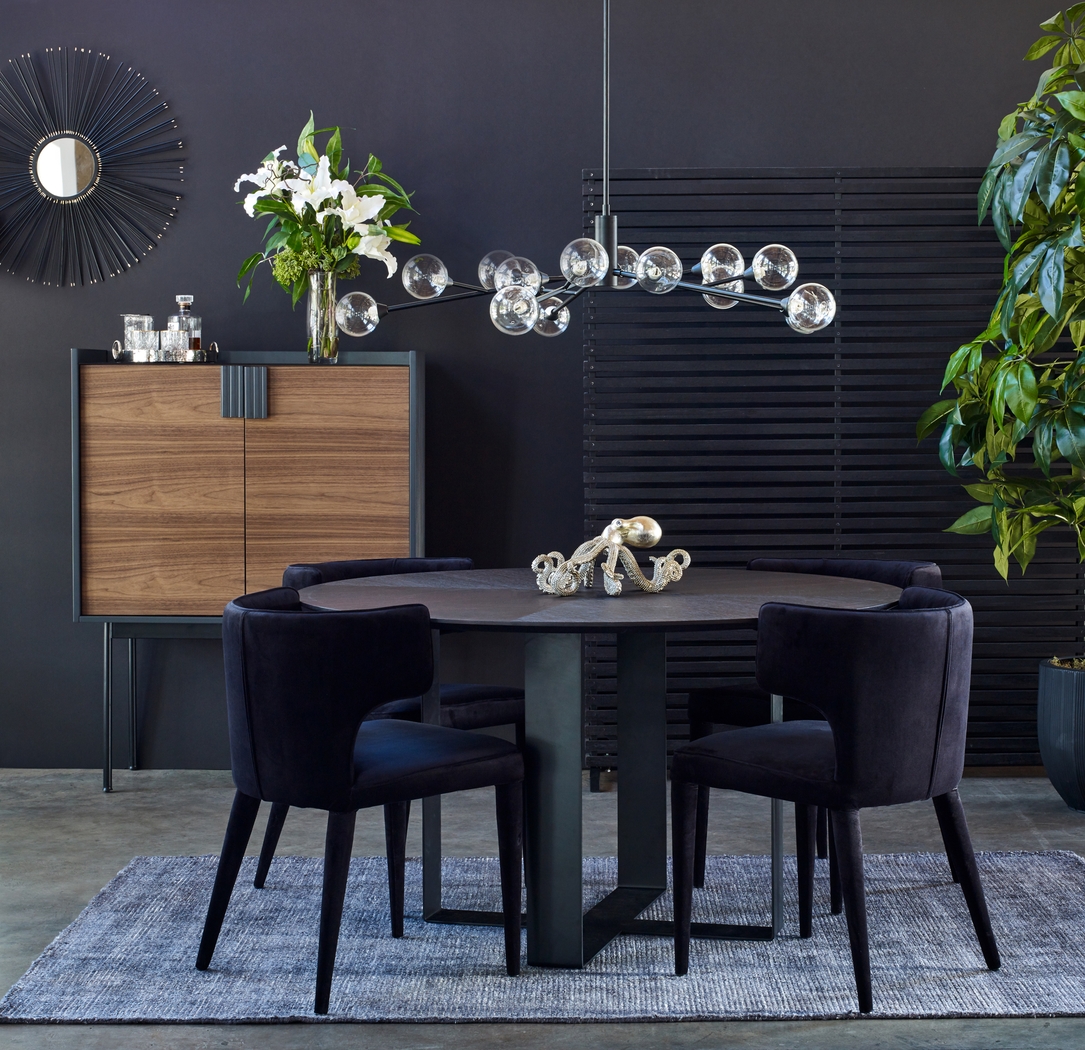 Vanette Black Side Chair - Thumbnail - Image 8