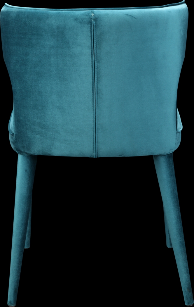 Vanette Teal Dining Chair - Thumbnail - Image 3