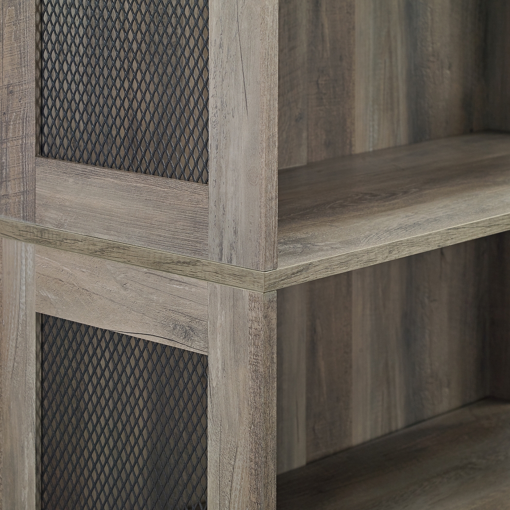 Vardall Gray Bookcase - Thumbnail - Image 3