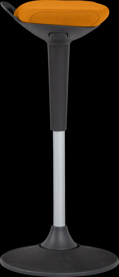 Vardry Orange Adjustable Desk Stool - Thumbnail - Image 1